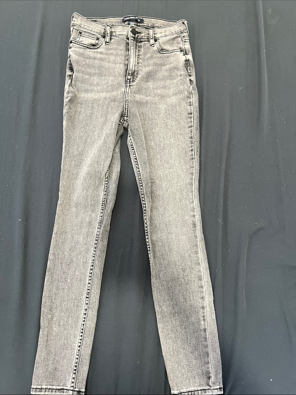 Calvin Klein Women's Light Gray Skinny Jeans